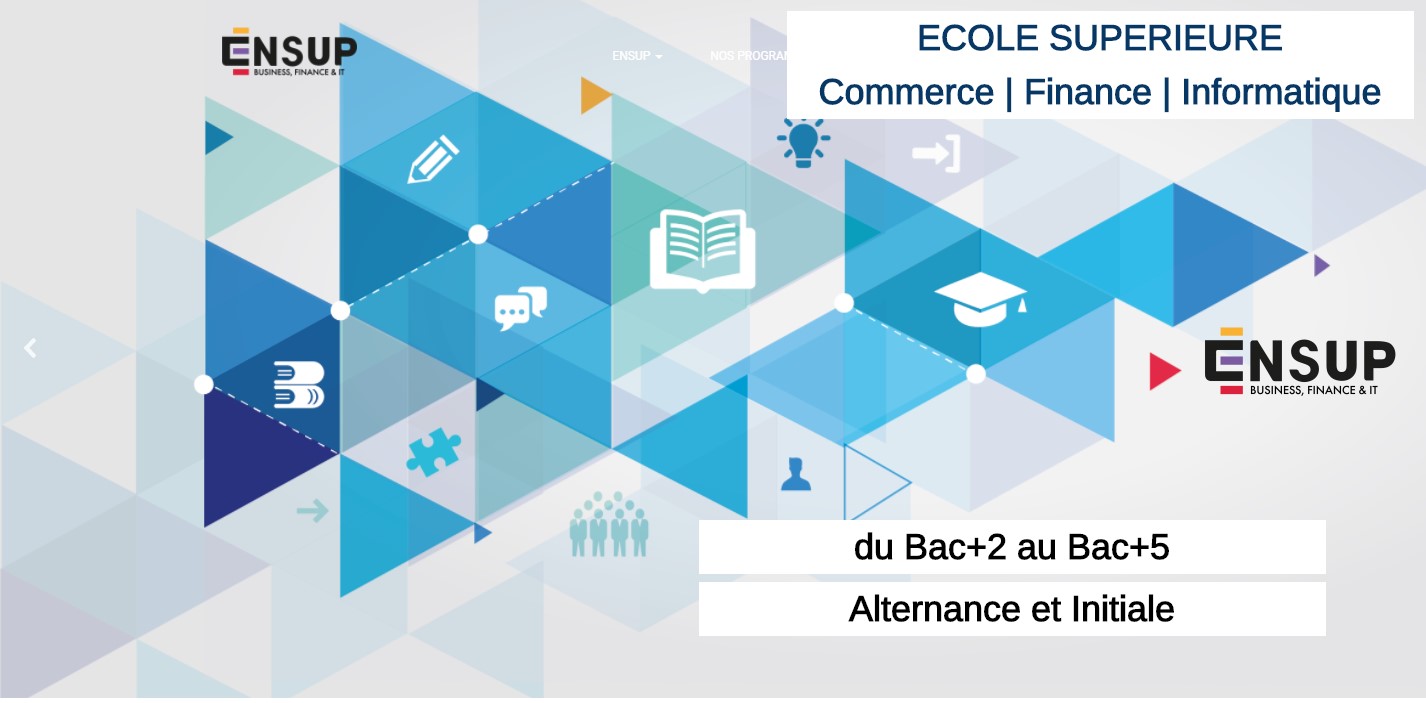 ENSUP, Yvelines, Ecole informatique alternance, Licence informatique alternance, Master informatique alternance, Licence marketing alternance, Master marketing alternance, Licence management alternance, Master management alternance, DCG alternance