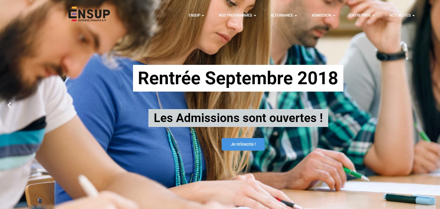 ENSUP, Yvelines, Ecole informatique alternance, Licence informatique alternance, Master informatique alternance, Licence marketing alternance, Master marketing alternance, Licence management alternance, Master management alternance, DCG alternance, Diplôm